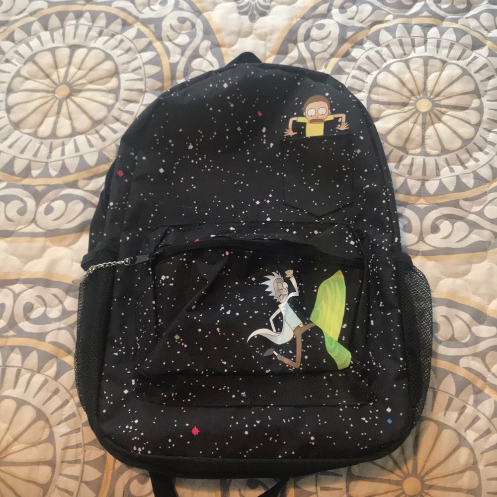 Rick and Morty Bookbag